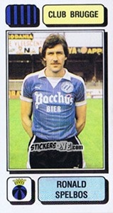 Cromo Ronald Spelbos - Football Belgium 1982-1983 - Panini