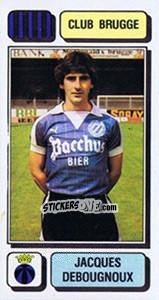 Cromo Jacques Debougnoux - Football Belgium 1982-1983 - Panini