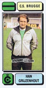 Sticker Han Grijzenhout - Football Belgium 1982-1983 - Panini