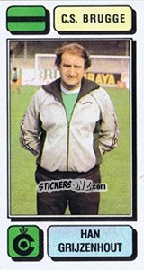 Sticker Han Grijzenhout - Football Belgium 1982-1983 n. 97 - Panini