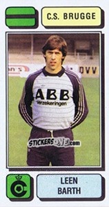 Sticker Leen Barth - Football Belgium 1982-1983 n. 98 - Panini