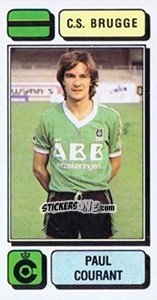 Sticker Paul Courant - Football Belgium 1982-1983 - Panini
