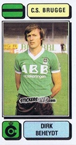 Figurina Dirk Beheydt - Football Belgium 1982-1983 - Panini