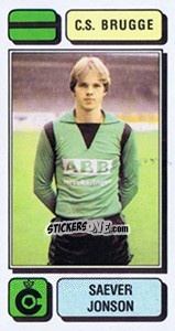 Sticker Saever Jonson - Football Belgium 1982-1983 n. 111 - Panini