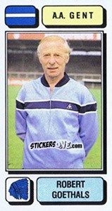 Sticker Robert Goethals - Football Belgium 1982-1983 - Panini
