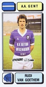 Sticker Rudi van Goethem - Football Belgium 1982-1983 - Panini