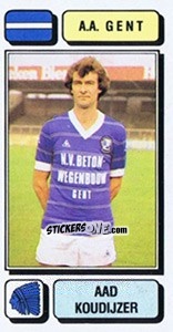 Cromo Aad Koudijzer - Football Belgium 1982-1983 - Panini