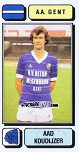 Sticker Aad Koudijzer - Football Belgium 1982-1983 n. 126 - Panini