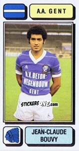 Sticker Jean-Claude Bouvy - Football Belgium 1982-1983 - Panini