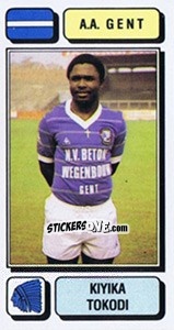 Sticker Kiyika Tokodi - Football Belgium 1982-1983 n. 129 - Panini
