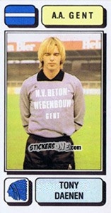 Sticker Tony Daenen - Football Belgium 1982-1983 - Panini
