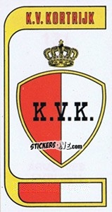 Sticker Armoiries Embleem - Football Belgium 1982-1983 - Panini