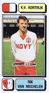 Cromo Rik van Mechelen - Football Belgium 1982-1983 - Panini