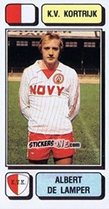 Sticker Albert de Lamper - Football Belgium 1982-1983 n. 145 - Panini