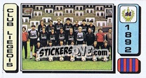 Figurina Equipe/Elftal - Football Belgium 1982-1983 - Panini