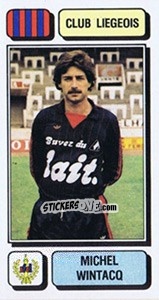 Sticker Michel Wintacq - Football Belgium 1982-1983 - Panini