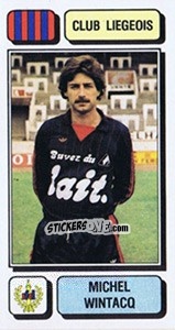 Sticker Michel Wintacq - Football Belgium 1982-1983 n. 156 - Panini