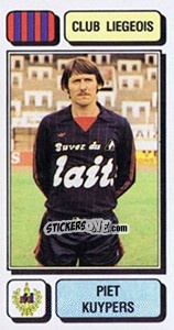Sticker Piet Kuypers - Football Belgium 1982-1983 n. 157 - Panini