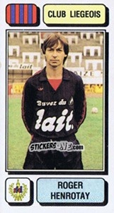 Cromo Roger Henrotay - Football Belgium 1982-1983 n. 158 - Panini
