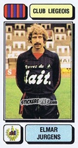 Sticker Elmar Jurgens - Football Belgium 1982-1983 - Panini