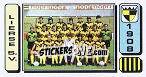 Figurina Equipe/Elftal - Football Belgium 1982-1983 - Panini