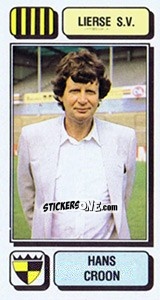 Sticker Hans Croon - Football Belgium 1982-1983 n. 169 - Panini