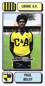 Sticker Paul Beloy - Football Belgium 1982-1983 - Panini
