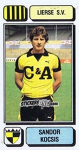 Cromo Sandor Kocsis - Football Belgium 1982-1983 - Panini