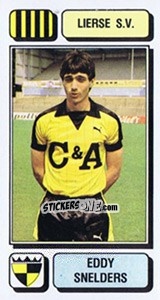 Figurina Eddy Snelders - Football Belgium 1982-1983 - Panini