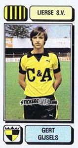 Sticker Gert Gijsels - Football Belgium 1982-1983 - Panini