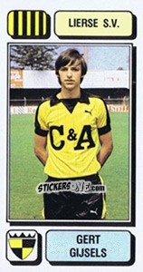 Sticker Gert Gijsels - Football Belgium 1982-1983 n. 182 - Panini