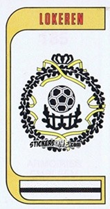 Sticker Armoiries Embleem - Football Belgium 1982-1983 - Panini