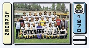 Sticker Equipe/Elftal