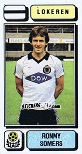 Sticker Ronny Somers - Football Belgium 1982-1983 - Panini