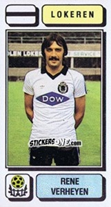 Cromo Rene Verheyen - Football Belgium 1982-1983 - Panini