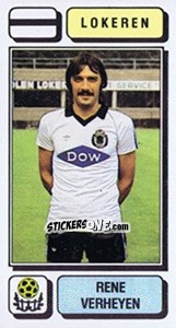 Sticker Rene Verheyen - Football Belgium 1982-1983 n. 193 - Panini