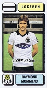 Figurina Raymond Mommens - Football Belgium 1982-1983 - Panini