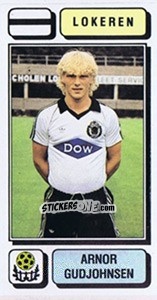 Cromo Arnor Gudjohnsen - Football Belgium 1982-1983 - Panini