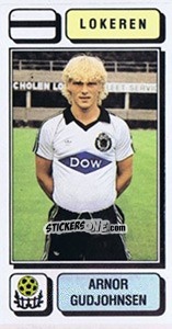 Cromo Arnor Gudjohnsen - Football Belgium 1982-1983 n. 195 - Panini