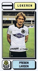 Sticker Preben Larsen - Football Belgium 1982-1983 n. 197 - Panini