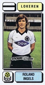 Figurina Roland Ingels - Football Belgium 1982-1983 - Panini