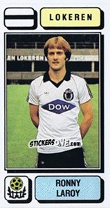 Sticker Ronny Laroy - Football Belgium 1982-1983 - Panini
