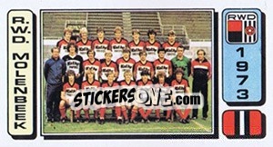 Sticker Equipe/Elftal