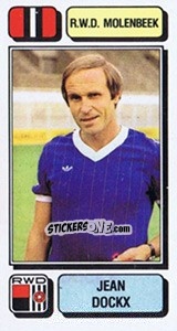 Sticker Jean Dockx - Football Belgium 1982-1983 - Panini