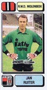Sticker Jan Ruiter - Football Belgium 1982-1983 - Panini