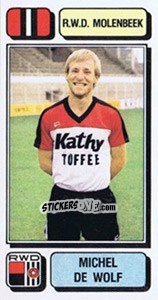 Cromo Michel de Wolf - Football Belgium 1982-1983 n. 209 - Panini