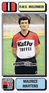 Figurina Maurice Martens - Football Belgium 1982-1983 - Panini