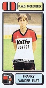 Sticker Franky vander Elst - Football Belgium 1982-1983 - Panini