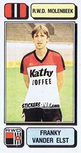 Sticker Franky vander Elst - Football Belgium 1982-1983 n. 212 - Panini