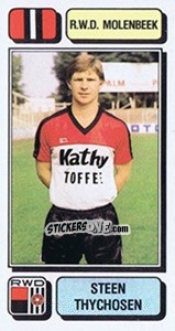 Sticker Steen Thychosen - Football Belgium 1982-1983 - Panini